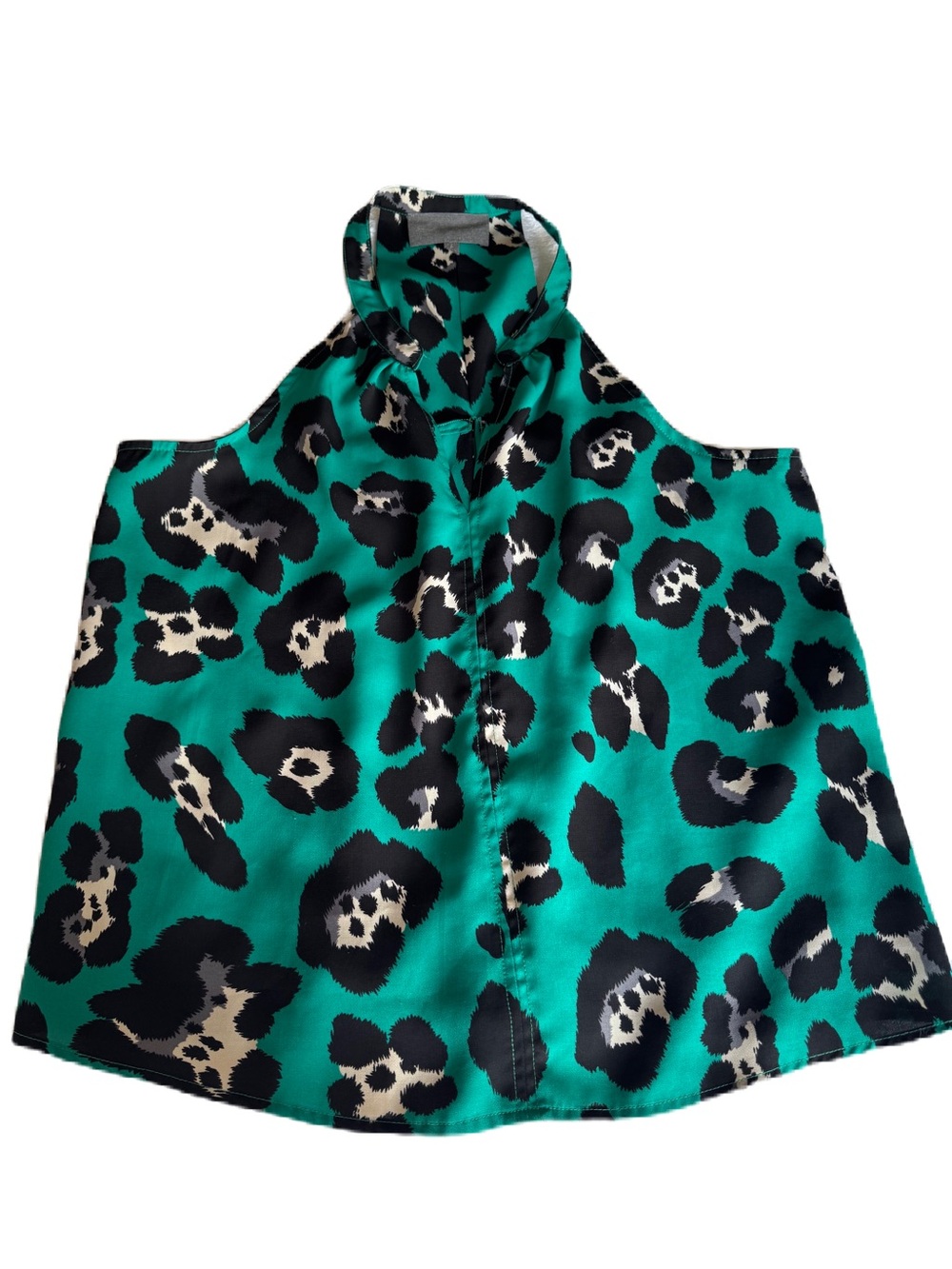 Sunday in Brooklyn Teal Leopard Halter